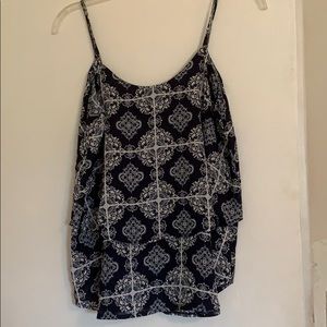 Patterned tank top